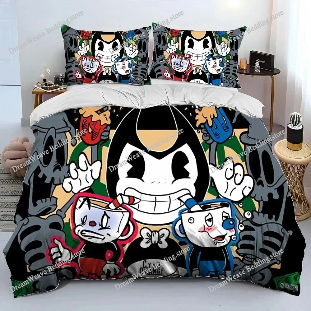 

The Cuphead Show Duvet Cover 3D Exquisite Cartoon Anime Digital Print Bedding Set Comforter Bed Youth Home Decor Boys Gift