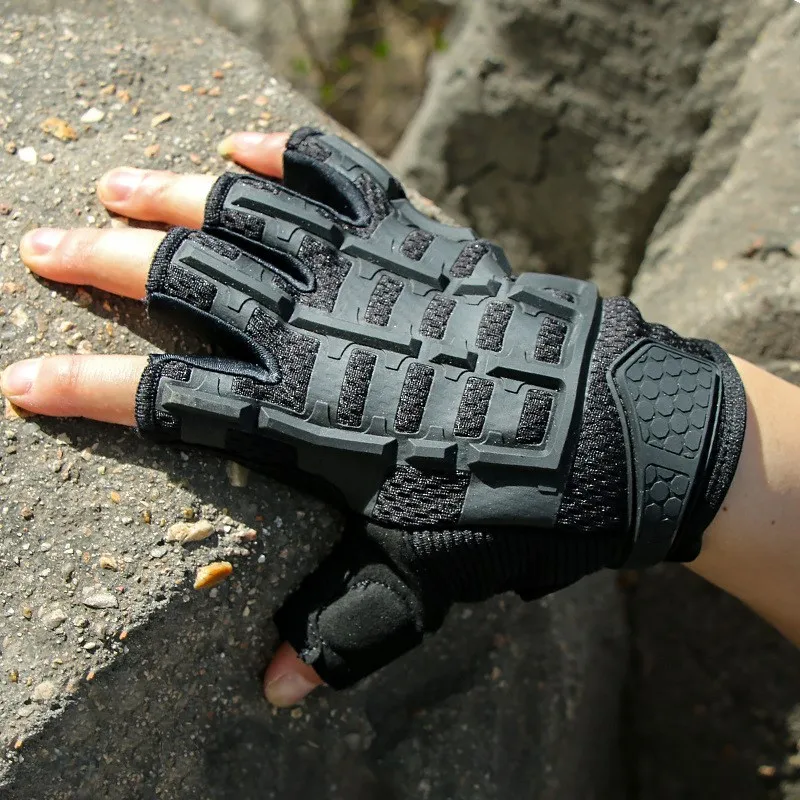 アウトドアタクティカルグローブ-フィットネス-サイクリング-バイク用-ハーフフィンガー-メンズ-タッチスクリーン対応-耐摩耗性-ウェアラブルグローブ-スポーツや冒険に