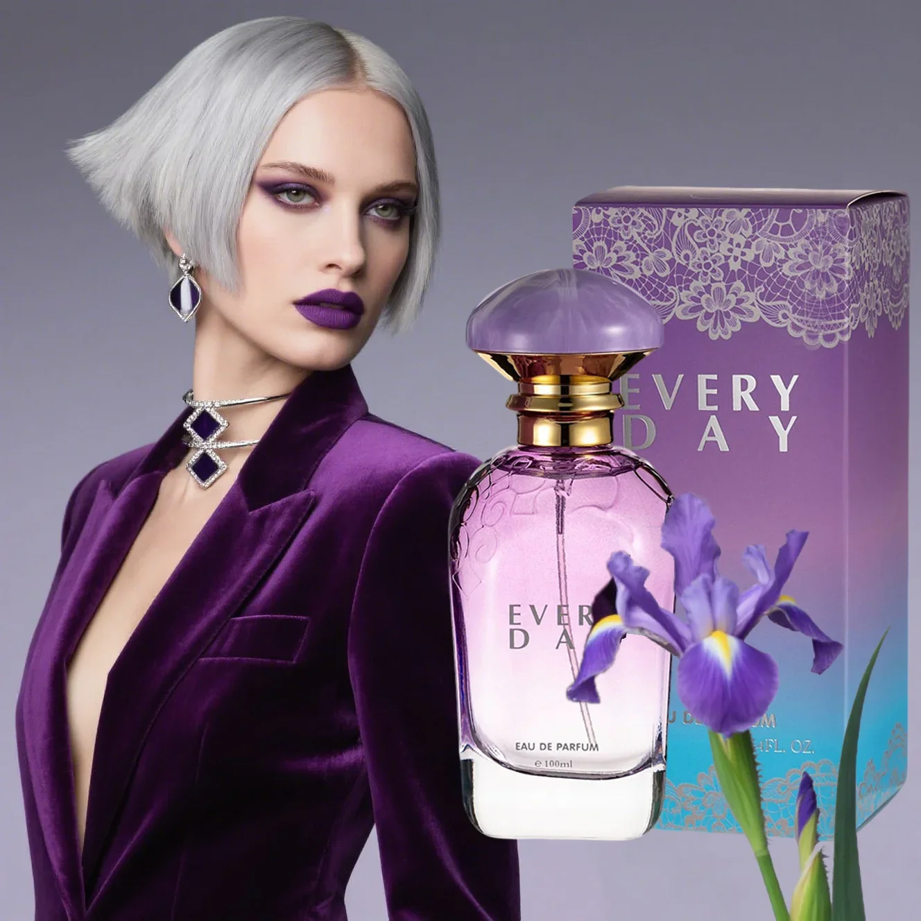 

Cologne for Women, 100ML Spray Perfume with Floral, Fruits, Amber & Vanilla Scents, Perfume Women, Long-Lasting for Daily Life