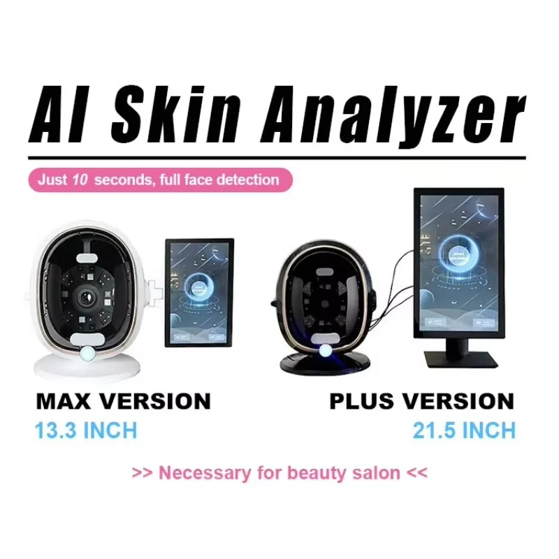 3D Online Training Ai Face Skin Diagnostics Analyzer Facial Tester Scanner Magic Face Skin Analysis Machine Skin Analyzer