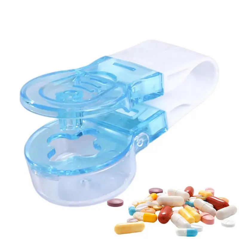 Portable Pill Taker Tablets Pills Blister Pack Pill Dispenser Storage Box for people with weak hands removing medication