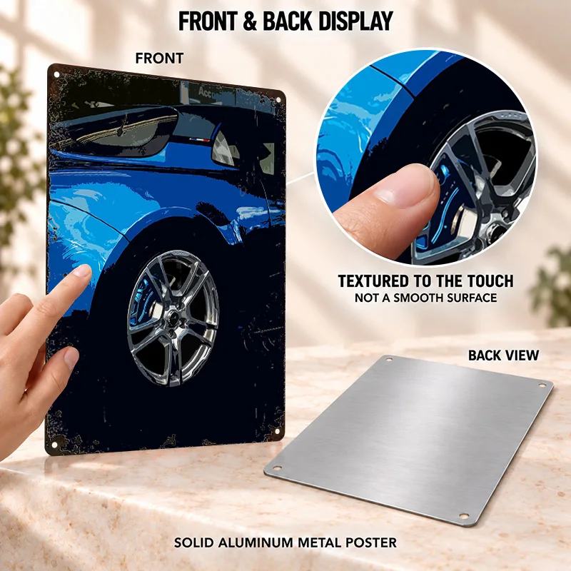 Alpine Printed Posters Automotive Heritage Design Collector Room Wall Art Customized Aluminum Metal Sign Housewarming Keepsake