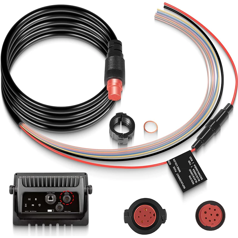 

Replacement for 010-11970-00 8-Pin Power Cable Compatible with Garmin echoMAP 50,70 Series & GPSMAP 5x7, 741 Series