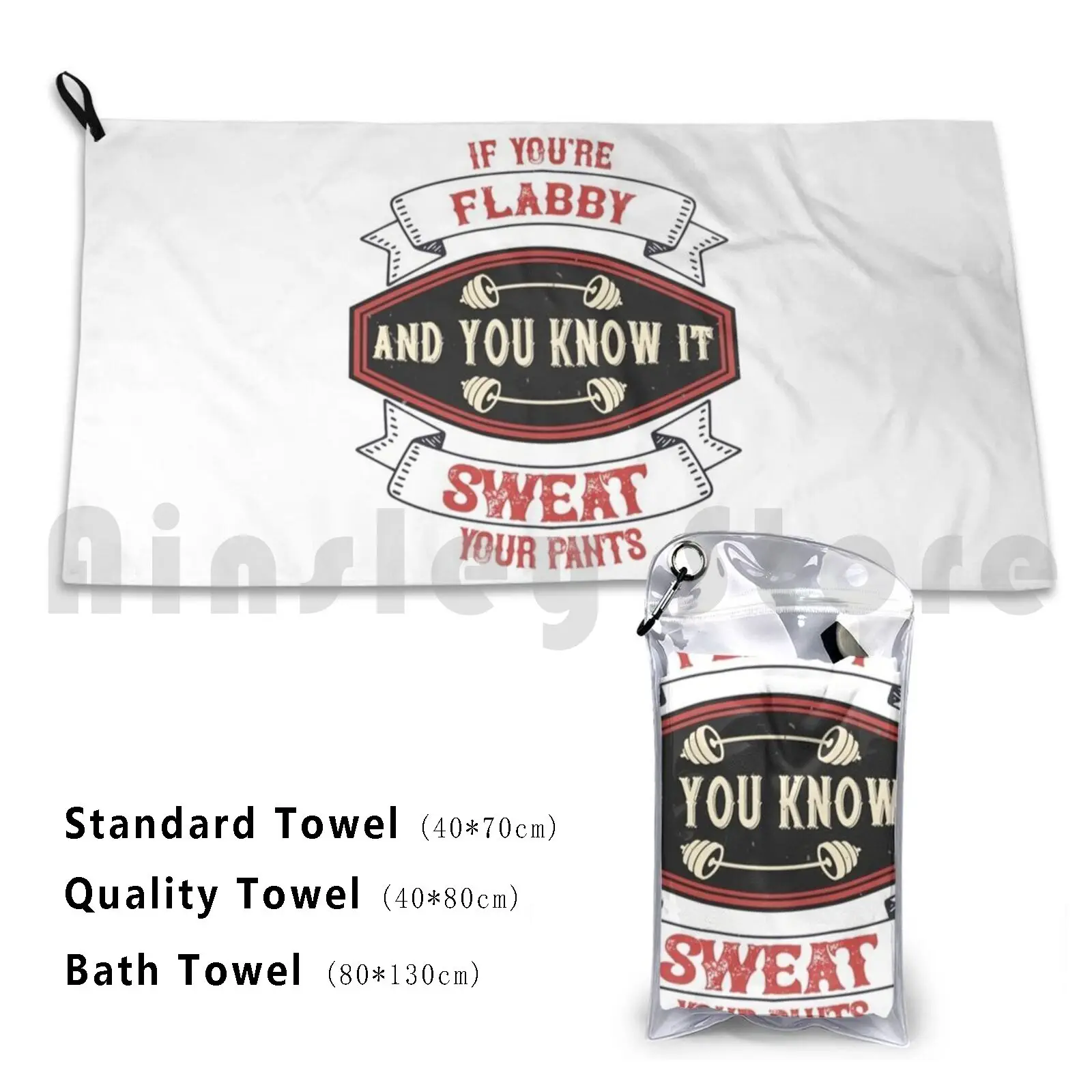 Funny Fitness Sweat Your Pants Workout Training Beach Towel Quick Dry Quality Towel Fitness Workout Training Sports Gym