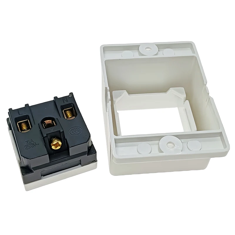 Convex Type 1 gang AU NZ China Socket Surface Mount Outlet For Heavy Duty AC250V 16A