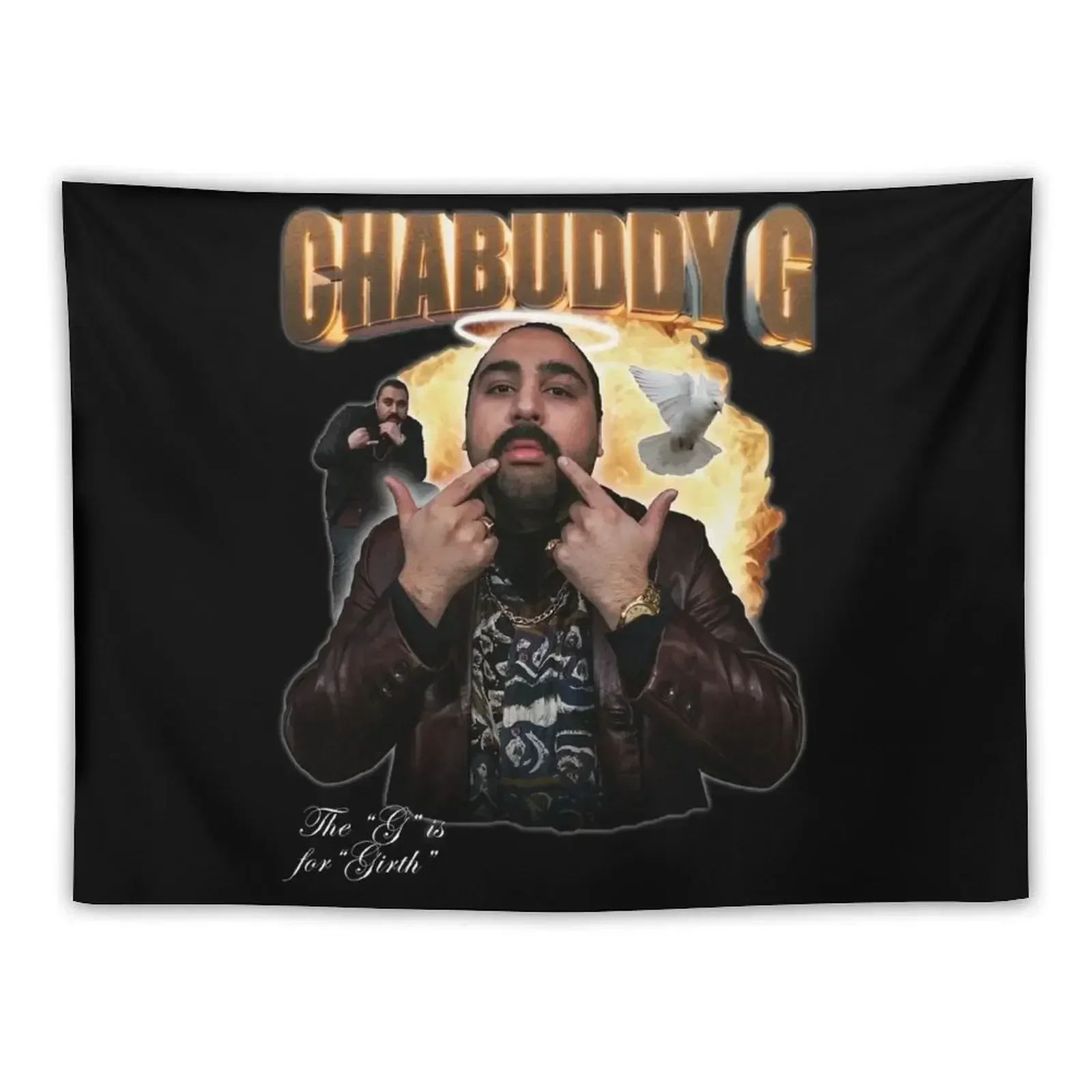 Chabuddy G - The G is for Girth Tapestry Outdoor Decor Decor For Bedroom Tapestry