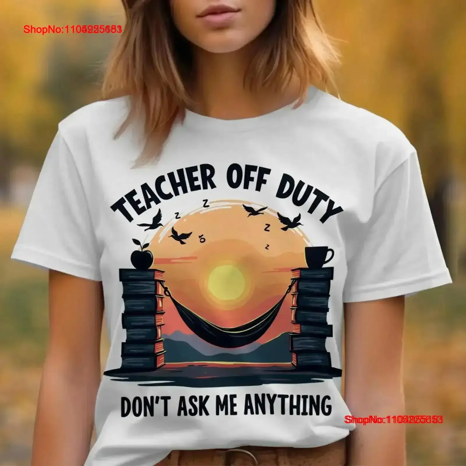 المعلم قبالة واجب لا اسألني أي شيء مضحك تي شيرت ووظائف SweaT للمعلمين التقدير المثالي خمر غسلها مريحة #1