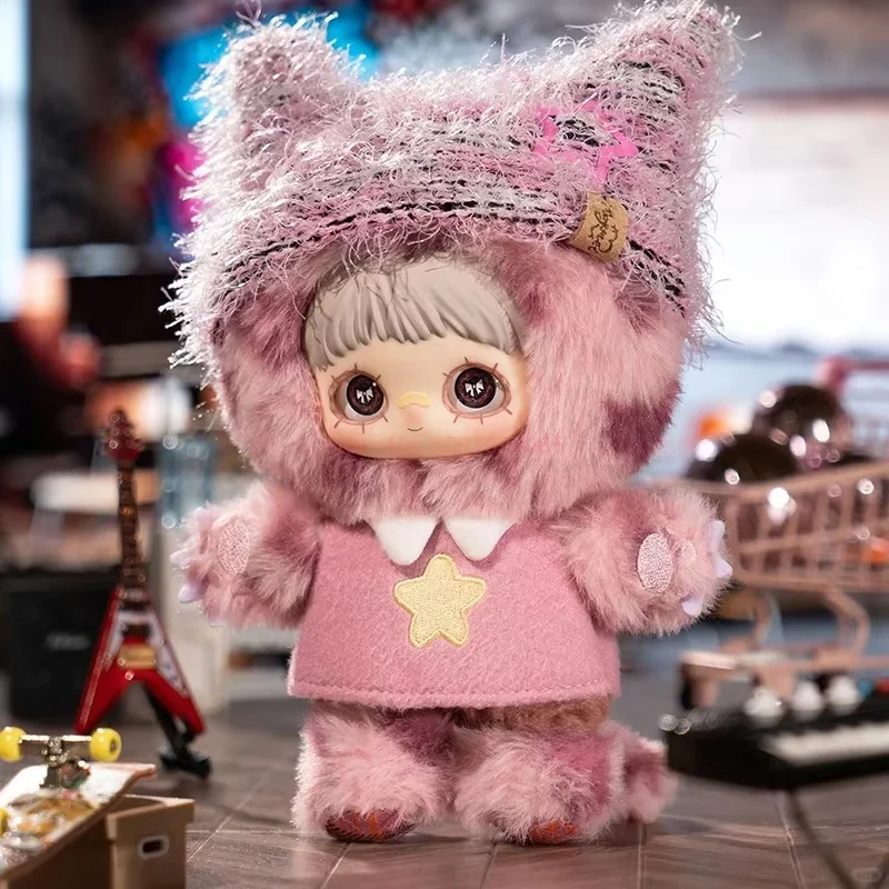 

In Stock Maymei Blind Box Doll Kitten Academy Fluffy Furry Bag Keychain Decorative Pendant Birthday Gift For Women