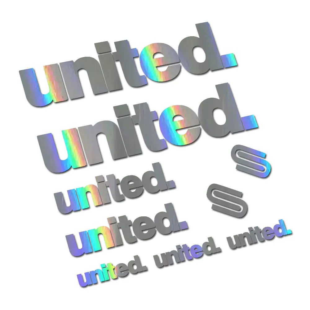 Para etiquetas de cuadro de bicicleta United, calcomanías, juego de pegatinas de ciclismo ﻿ BMX