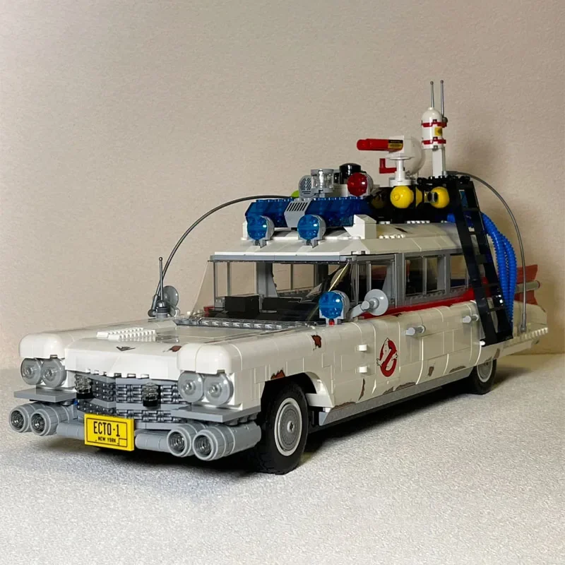 Compatible Ghostbusters Ecto-1 Building Blocks Car Model Bricks for Kids Adults Toys Halloween Christmas Gifts