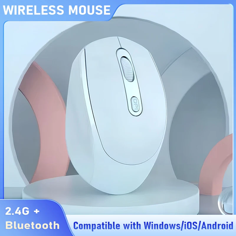 

Laptop universal wireless mouse rechargeable dual-mode silent office Bluetooth mouse
