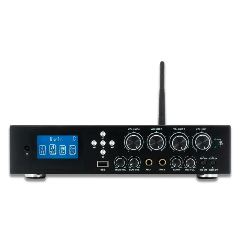 2026 TL-JX600 Amplificador De Potencia De 4 Canales 4 Channels Sound Amplifiers 200W 2.1 Class D Amplifier For Home