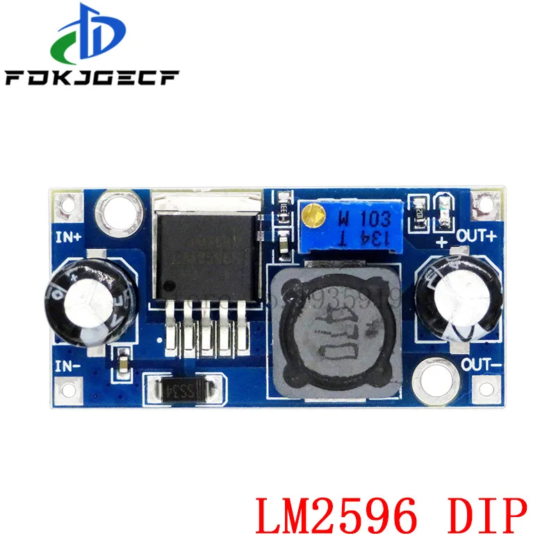 LM2596 LM2596HVS power supply module DC-DC BUCK 3A adjustable buck module regulator ultra LM2596S Step down 24V switch 12V 5V 3V