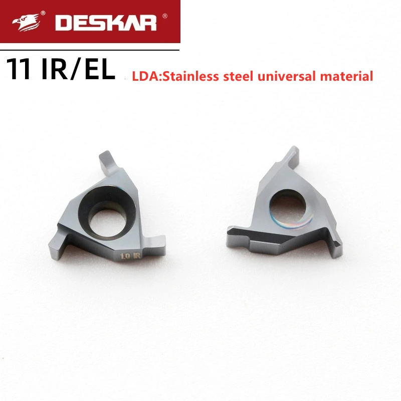 

Deskar 100% Original 11Ir/El 0.5 0.6 0.7 0.8 0.9 11Ir El1.0 1.11.3 2.0 Lda Lf6018 Cnc Carbide Insert Lathe Threaded Turning Tool
