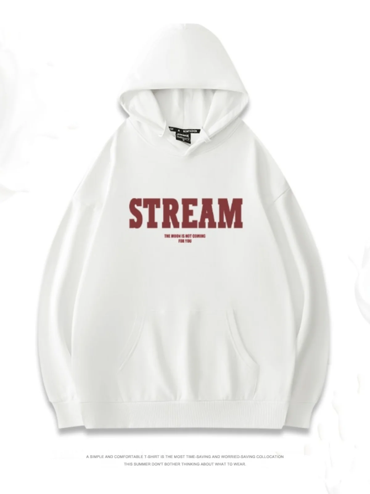 فضفاض Fce مبطن Thiened طويل Sve هوديي المرأة الدنيم ربيع الخريف الشتاء عارضة مريحة البوليستر Jaet #3