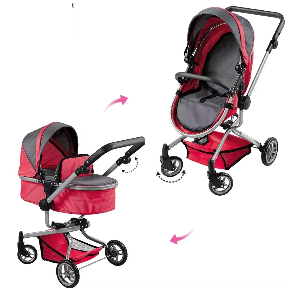 

Fei Li Toys Hot Selling Wholesale Online Shop Multi-Function Pretend Play Pram & Stroller for 20 Inch Dolls