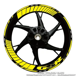 Motocicleta Roda Rim Adesivo, Decalque Stripe Tape Acessórios, 17 tamanhos, GSXR 600, 750, 1000, 150, GSX-R, K1, K3, K4, K5, K6, K7, K8