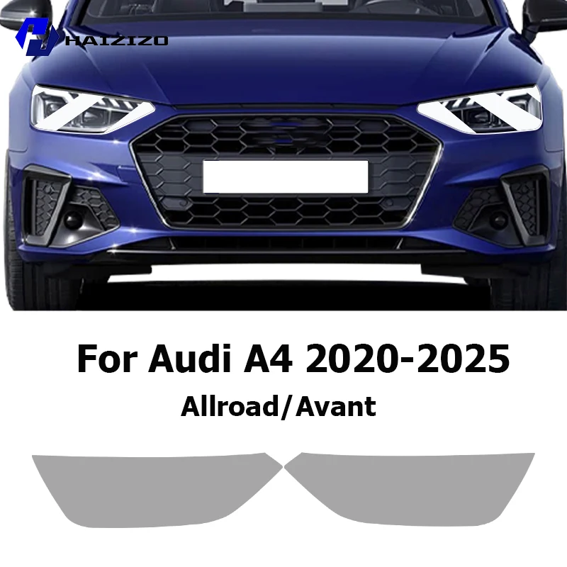 

Для Audi A4 2020-2025: Защитная пленка из ТПУ для фар, дымчато-черная, антицарапийная, виниловая, для индивидуальной доработки автофар, PPF