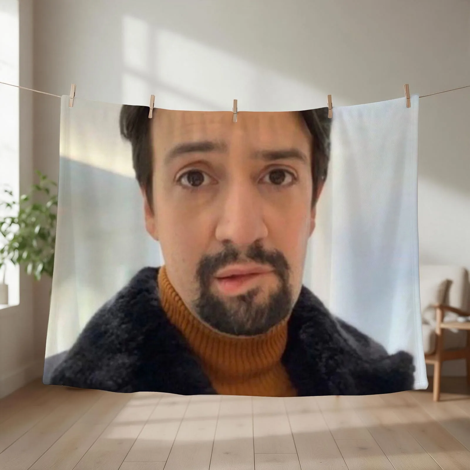 manuel miranda lip bite meme Throw Blanket Designers Extra Large Throw Decorative Sofa Thermals For Travel Blankets