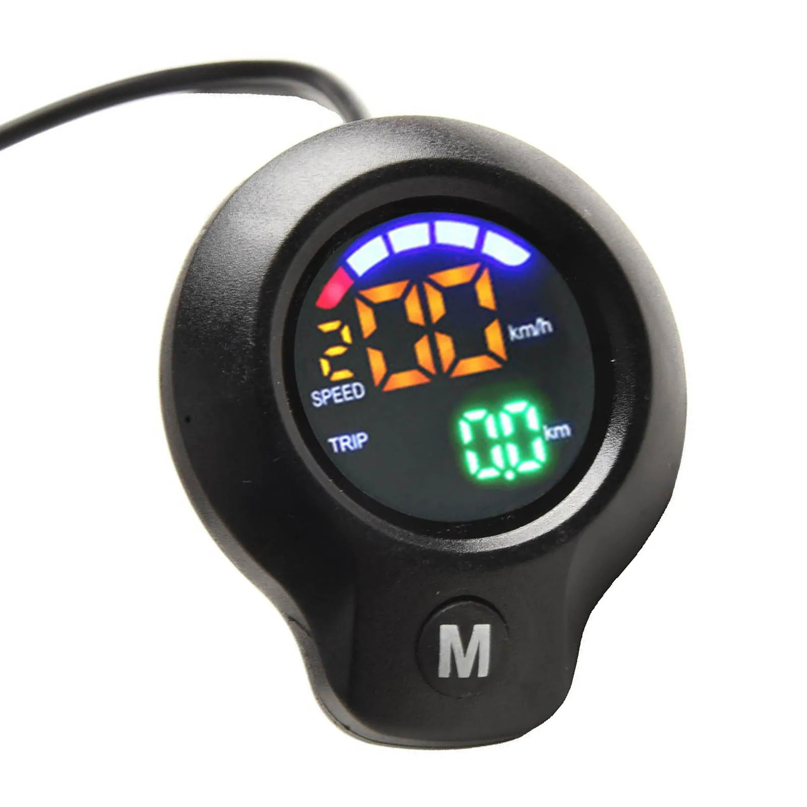 Ebike Throttle Bicycle Digital Display Easy To Install Good Compatibility Mileage Display Speed Measurement Voltage Display