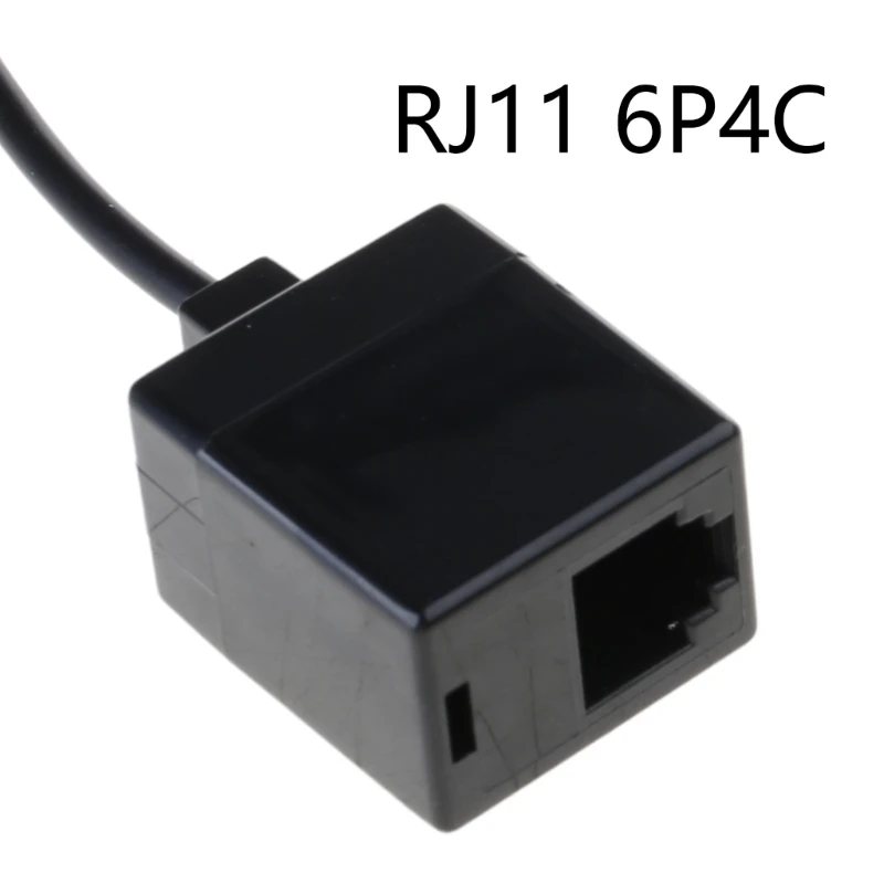 Solid RJ45 Ethernet to RJ11 Landlines Converter Adapter Cable Office Accessory Dropship