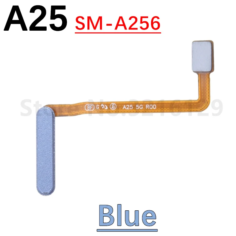 Power Home Button Menu Return Key Fingerprint Touch ID Recognition Sensor Flex Cable For Samsung A15 A155 A156 A25 A256 A55 5G