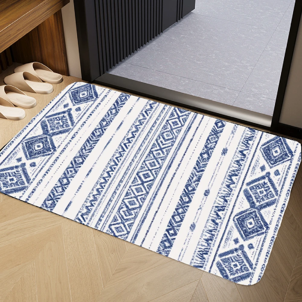 

VIKAMA Water - Absorbent Non - Slip Diatomite Mat - Modern Minimalist Style For Bathroom, Kitchen Entrance & Home Decor