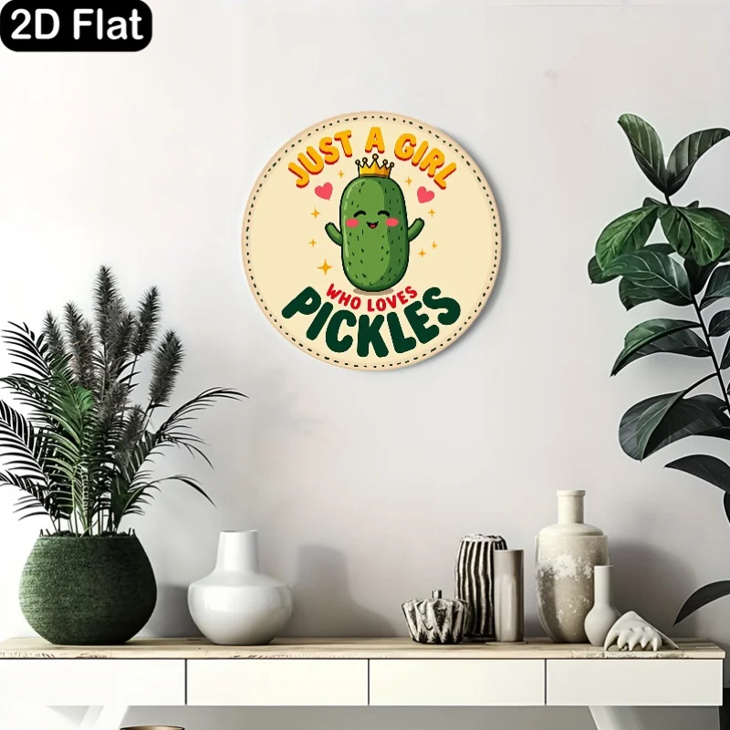 2D Flat Design, Printed on a 2D Surface, Featuring a Pickled Crown, Measuring 11.8 Inches, Wooden Wall Decor Suitable for Office