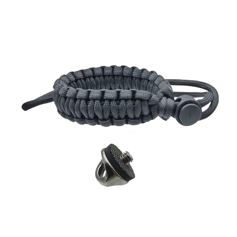 Anti-Verlust-Sicherheits-Handgelenkschlaufe, verstellbar, aus Nylon, mit 1/4-Zoll-Metallschraubbasis für Insta360 X5/X4, DJI Action 5/4 Pro Kamera – Detail 5