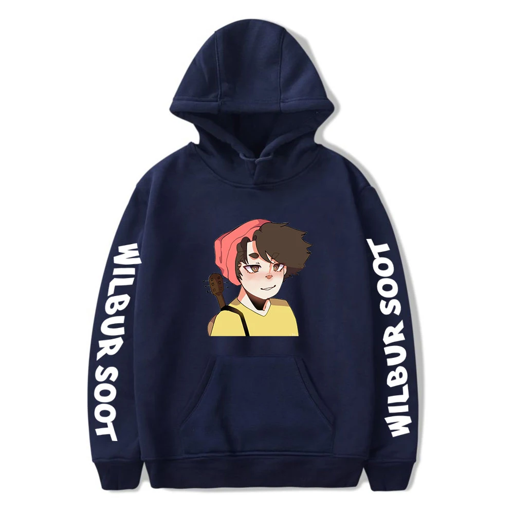 Wilbur Soot Spring New Hot Letter Graphic Print Hoodie Comfortable Loose Casual All-match High Street Unisex Harajuku Hoody Tops