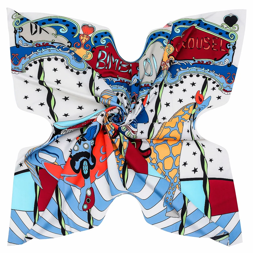 

Очень большой французский карусель 130 см, женский шарф, шаль, повязка на голову, всесезонный, сохраняющий тепло, легкий солнцезащитный крем, подарок для путешествий