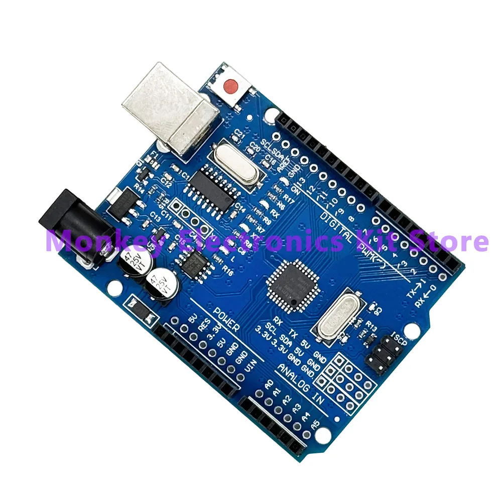R3 CH340G + MEGA328P SMD Chip 16Mhz Płytka rozwojowa R3 dla płytki rozwojowej R3 KABEL USB ATEGA328P Jeden zestaw