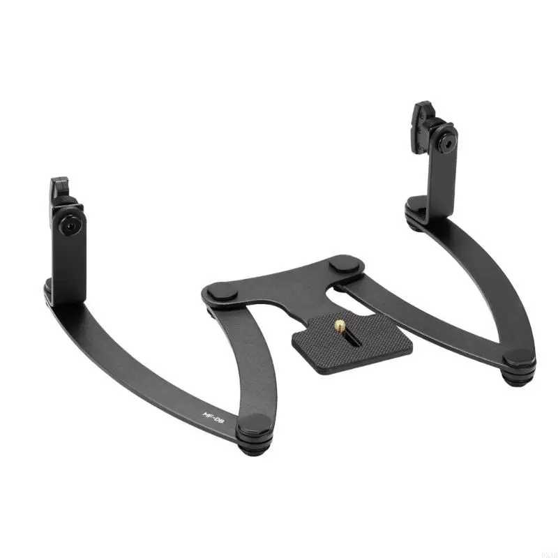 

DXAB MFDB Adjustable Double Head Flash Bracket for MF12-DK1 Macro Photography Equipment Providing Stable Use
