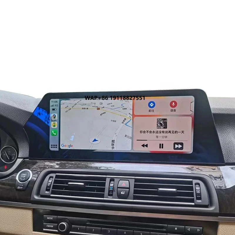 

Новый автомобильный радиоприемник с лезвием экрана для F15 2014-2017, встроенный беспроводной мультимедийный плеер CarPlay Auto