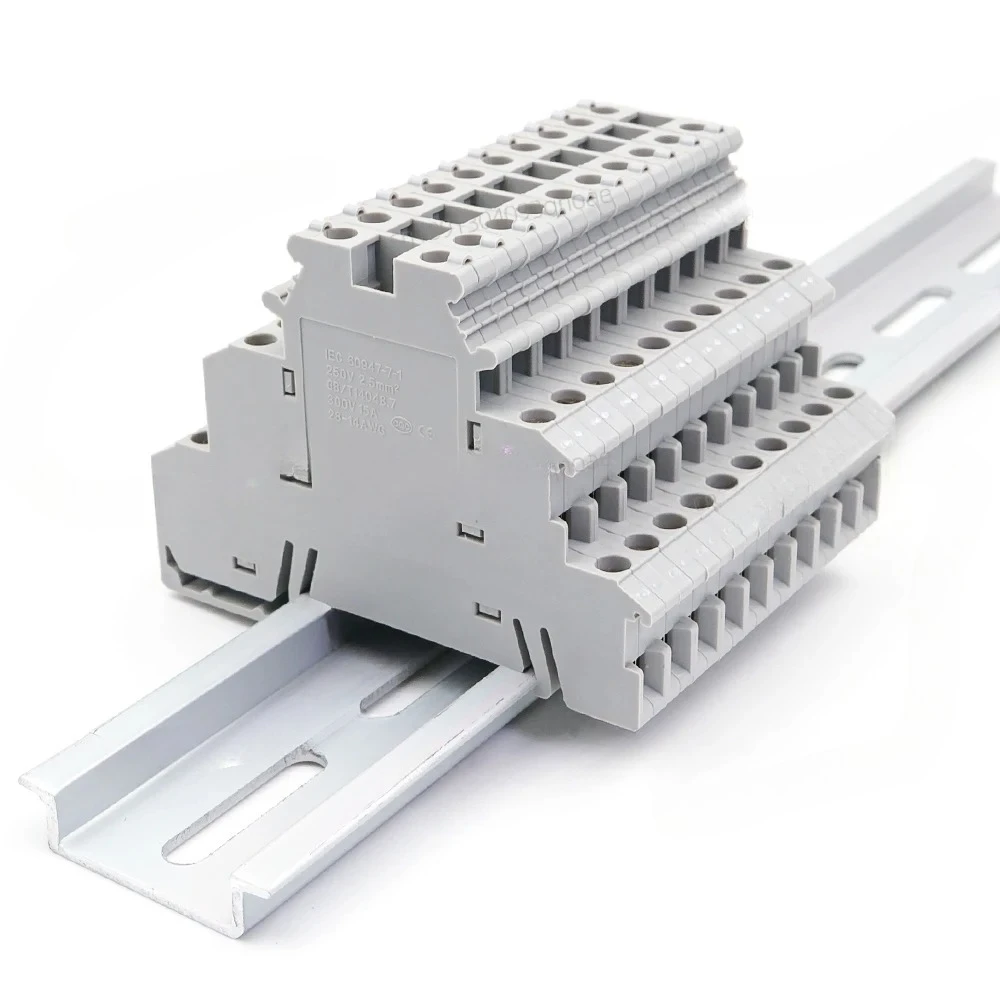 50Pcs Din Rail Term… - image