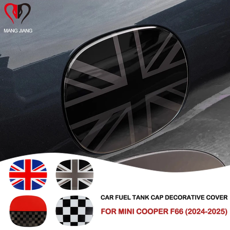 

Car Car Fuel Tank Cap Cover Trim Sticker For Mini Cooper F66 2024 2025 Union Jack Exterior Decorative Shell Auto Accessories