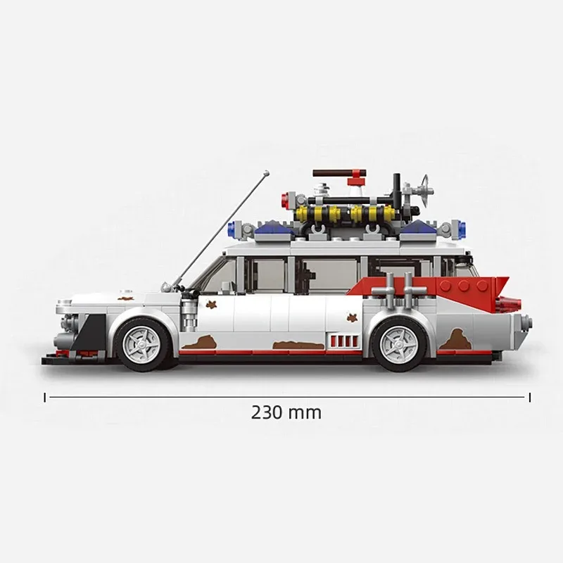 New Classic Movies City Ghostbusters ECTO-1 Vehicle Super Racing Sports Car Building Blocks Sets Model Bricks Kids Toys Gifts