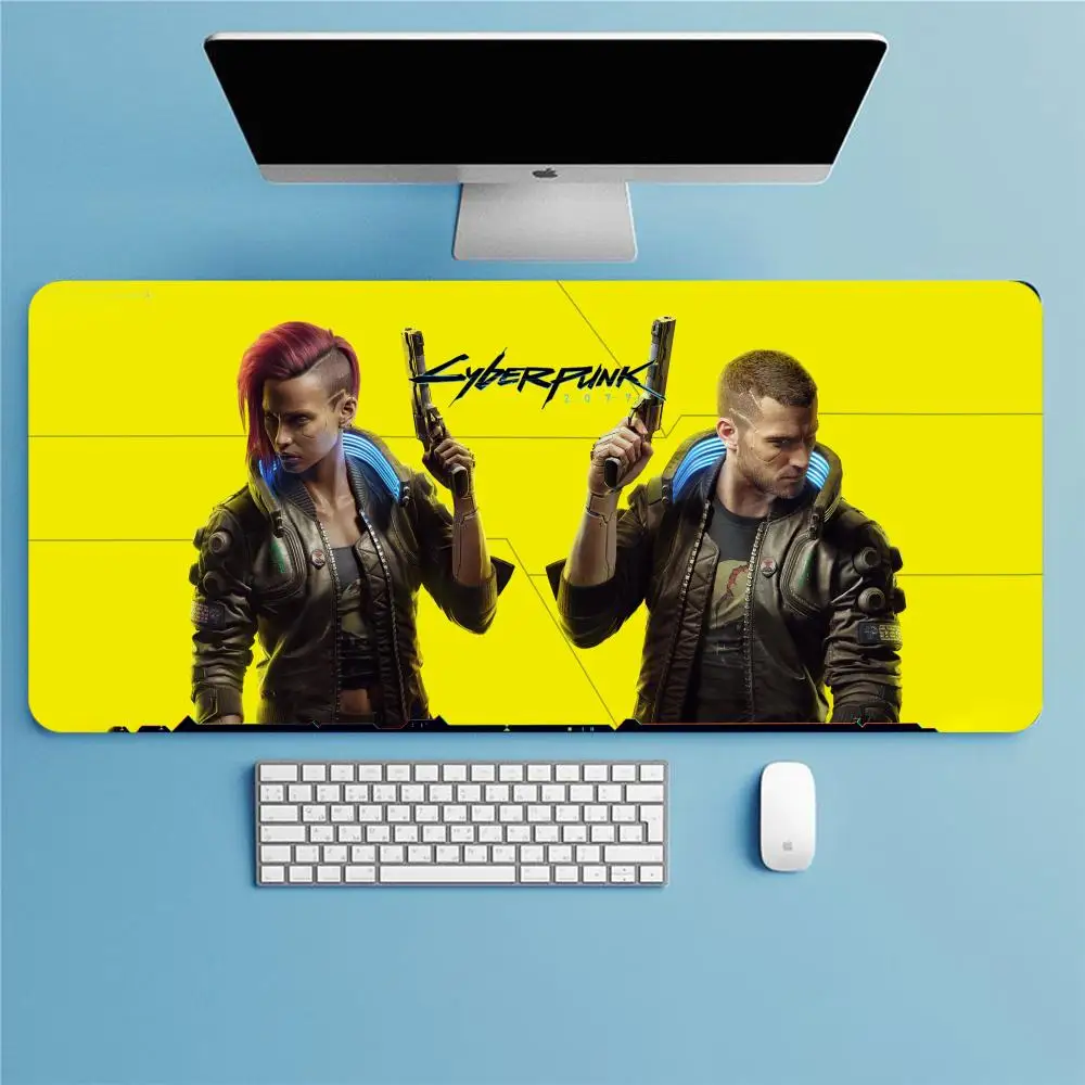 

C-CyberS PunkES 2077 Mouse Pad Mouse Desk Mat Pad Desk Accessories Player Mats for Csgo Gamer PC Accessories Not book Computer P