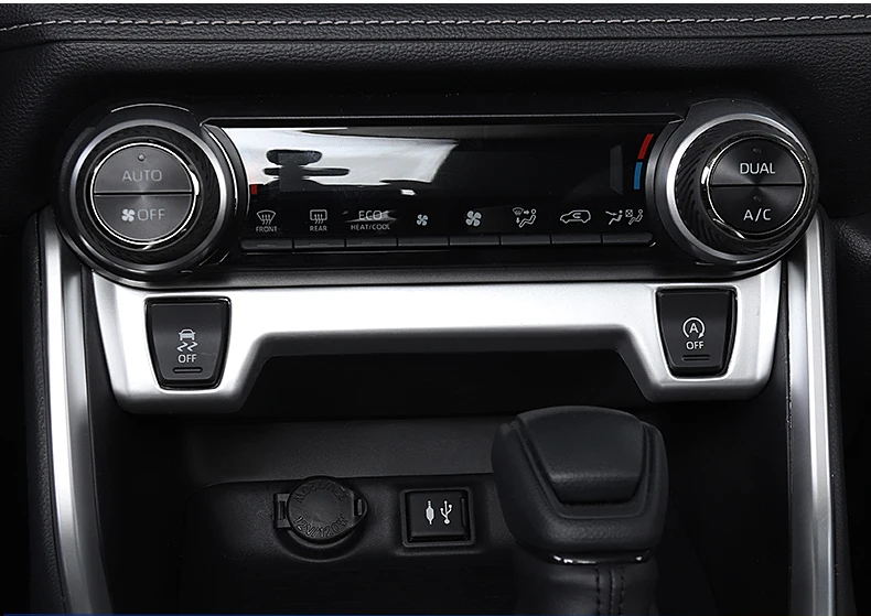 Für Toyota RAV4 2019 2020 2021 2022 2023 2024 2025 RAV 4 XA50 Hybrid ABS Auto Mittelkonsole Sitzheizung Knopf Zierblende Aufkleber – Detail 9
