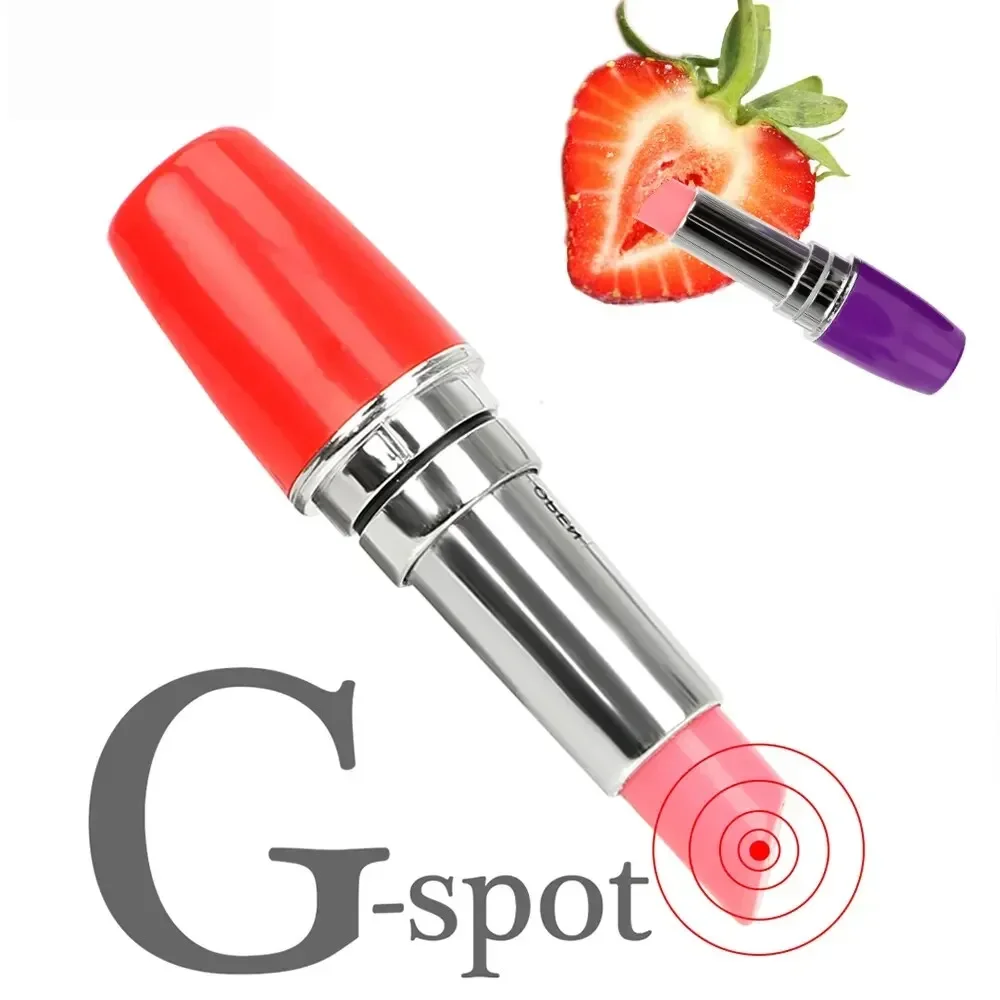 Powerful Lipstick Vibrator Female G-spot Clit Stimulator Vaginal Massage Mini Bullet Vibrators Masturbator Sex Toys For Women