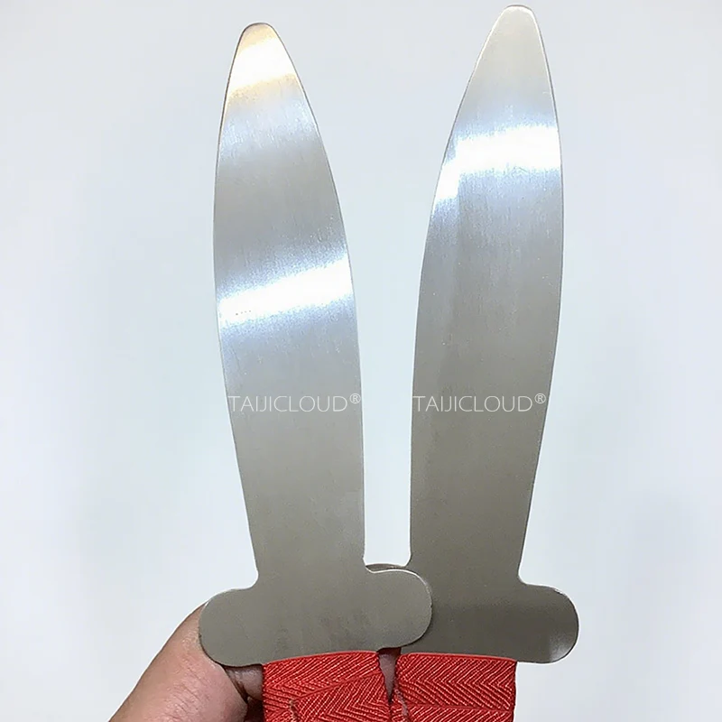Martial Arts Twin Short Swords for Performance & Sparring - Durable Wooden Practice Swords Set for Combat Training
