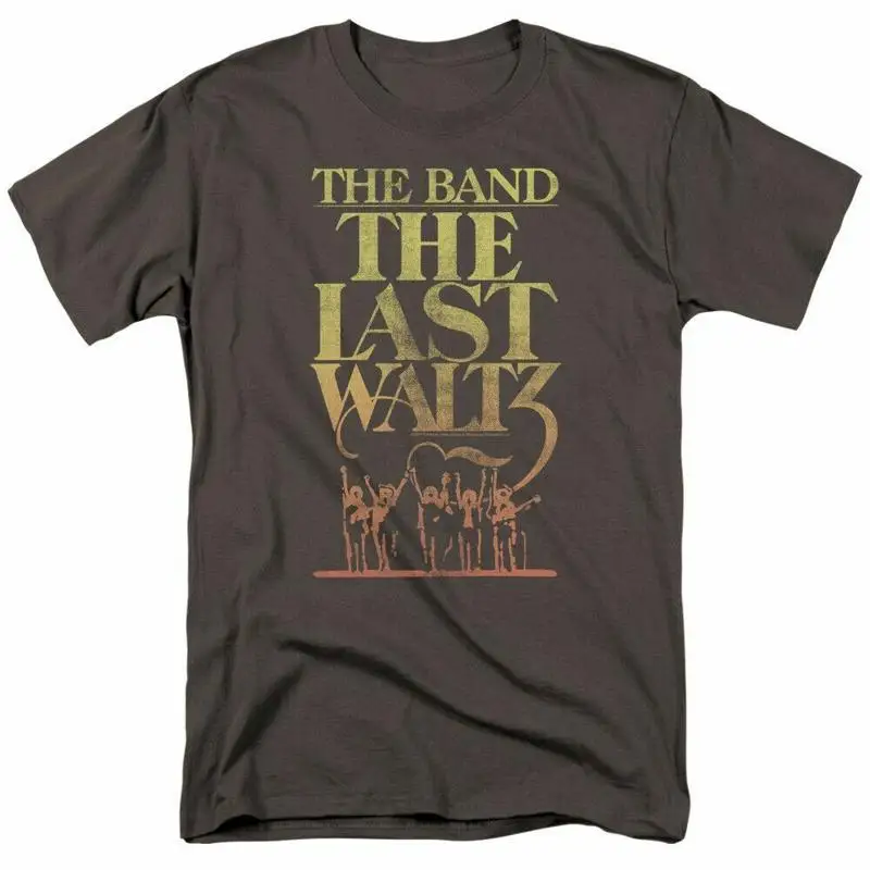The Band Last Waltz T Shirt Mens Licensed Rock Charcoal
