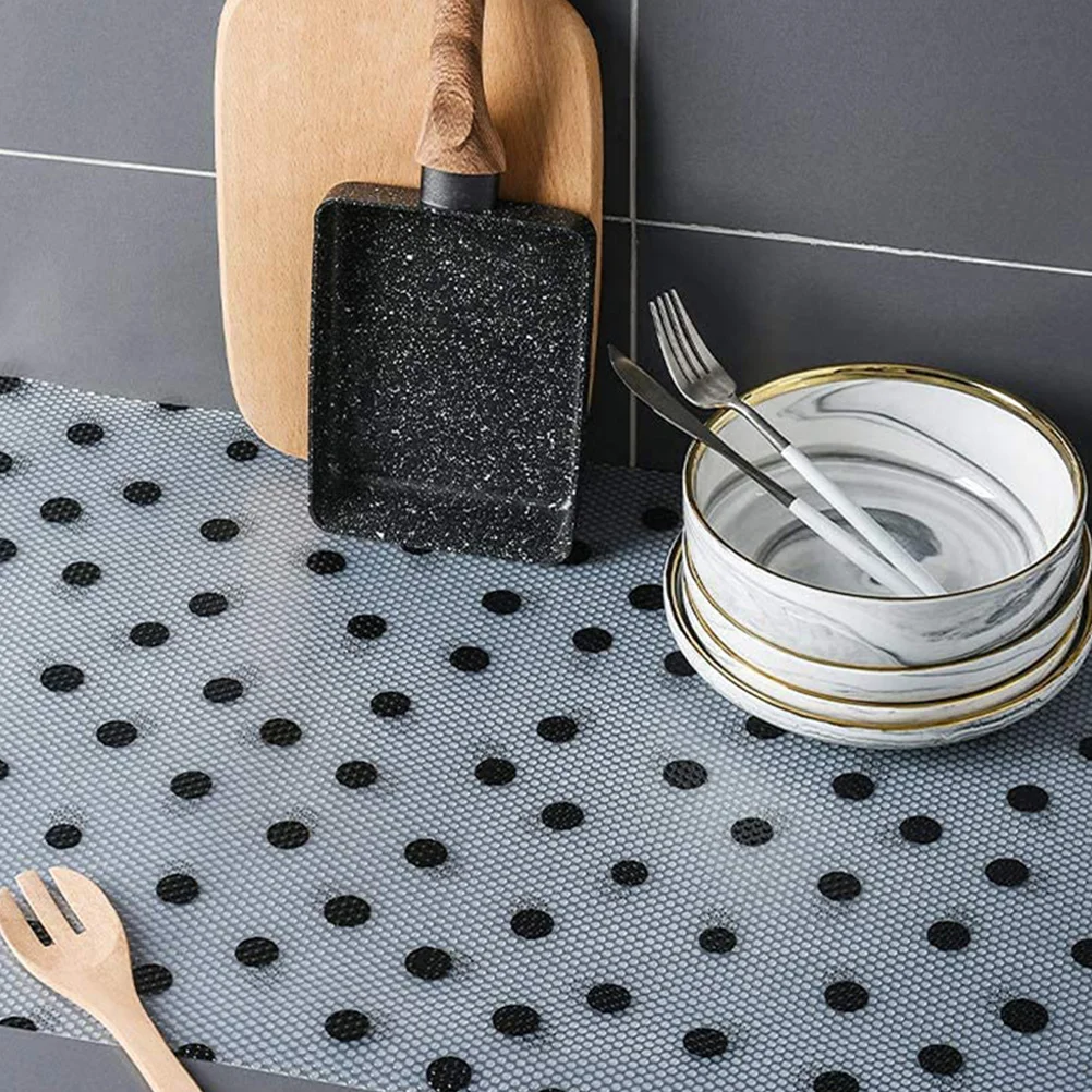

1 Roll Waterproof Shelf Liner Drawer Liner Cabinet Mat Closet Pad Kitchen Fridge Refrigerator Liners Oil-Proof Easy Clean