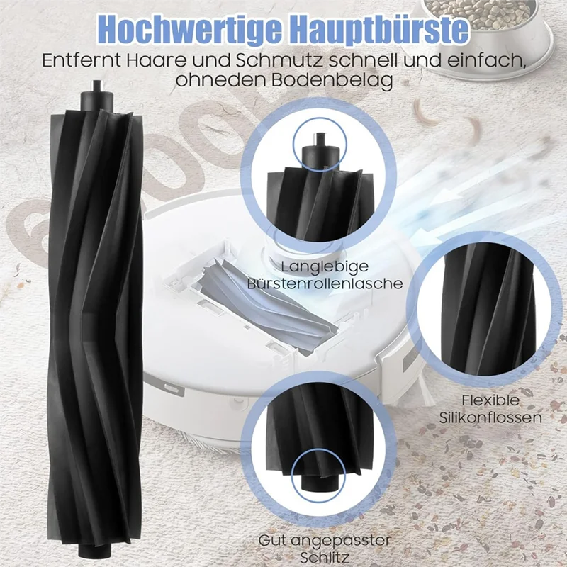 ABGH - Do ECOVACS DEEBOT T20 Omni / T20e Omni / T20 Max / T20 Pro Szczotka Główna Boczna Filtr Hepa Ścierka Mopująca Worki na Kurz Części