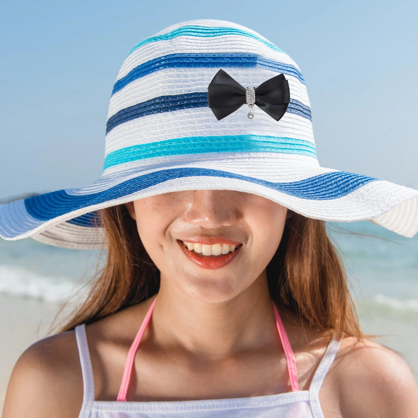 

1Pair Wedding Shoe Flower Decorative Buckles Bowknot Rhinestone Detachable Shoe Clips Bride Shoes Charms High Heel Buttons