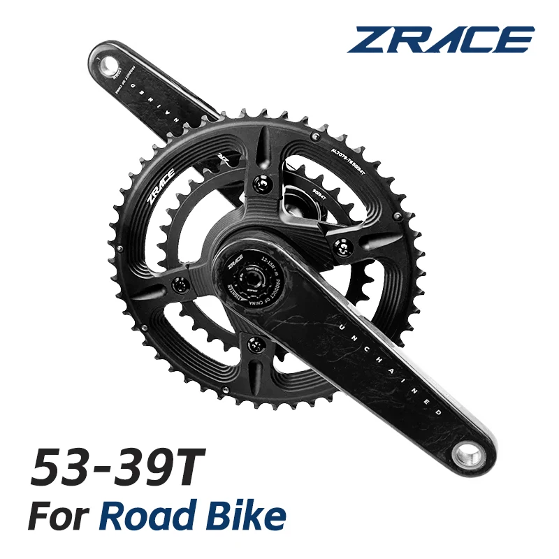 ZRACEカーボンクランクセット　170mm ZRACE カーボンクランクセット 170 ミリメートル 50-34T 52-36T 53-39T