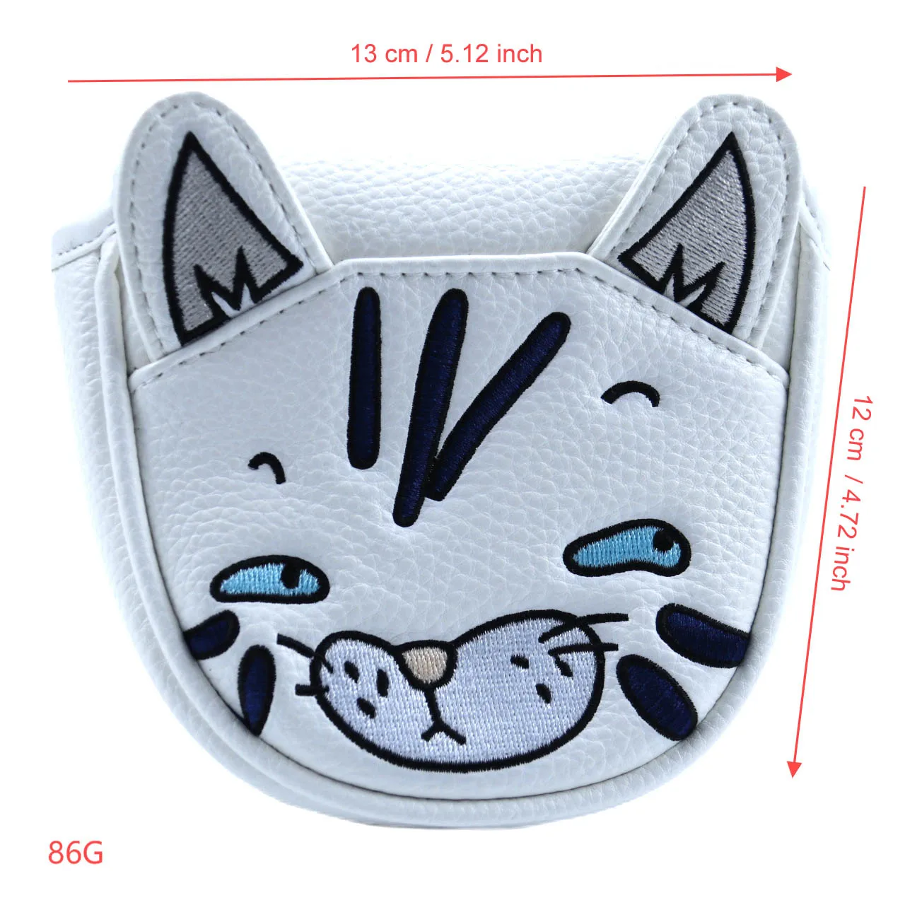 Golf Putter Head Cover Double Button Semi-circular Set Cat Golf Accessories Golf Club Cap Set TG020