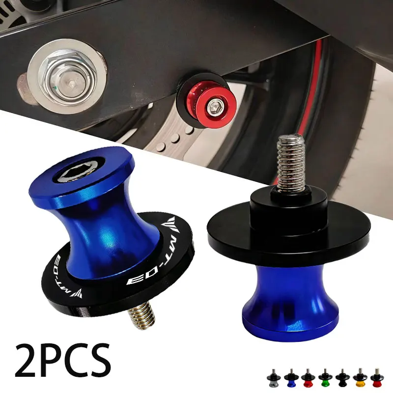 Motorcycle Stand Swingarm Spools Slider Stand Screw Swingarm Motorcycle Accessory For YAMAHA MT03 MT 03 YZFR3 Aluminum