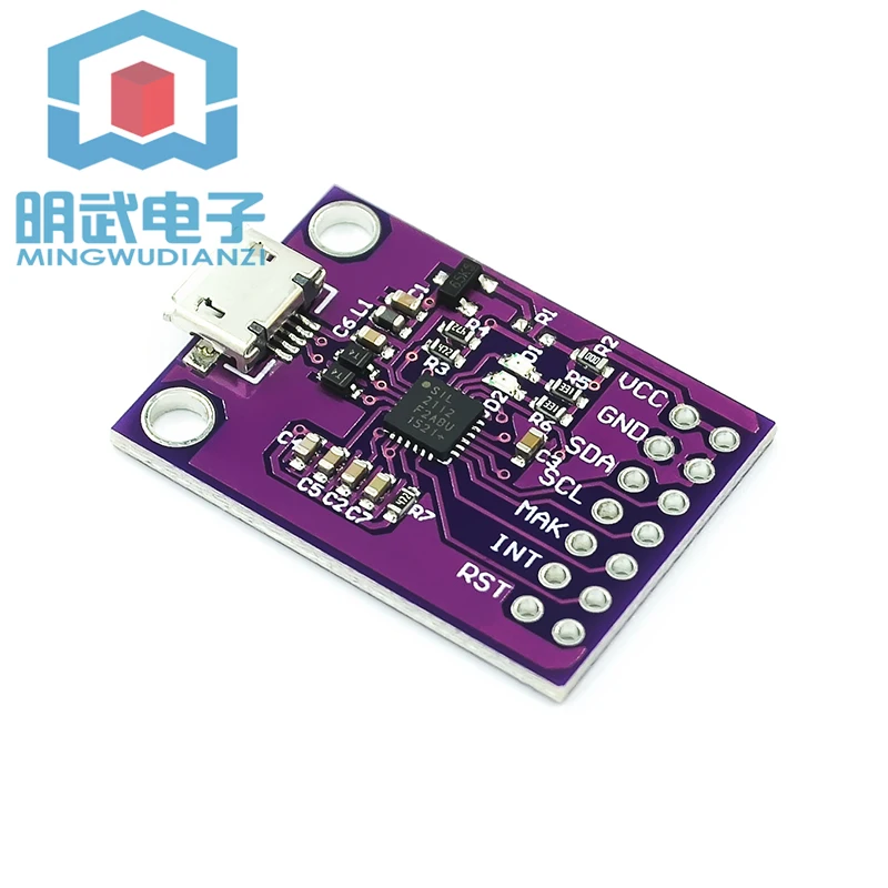 Módulo de Comunicação USB I2C, Depuração, CP2112, MCU-2112