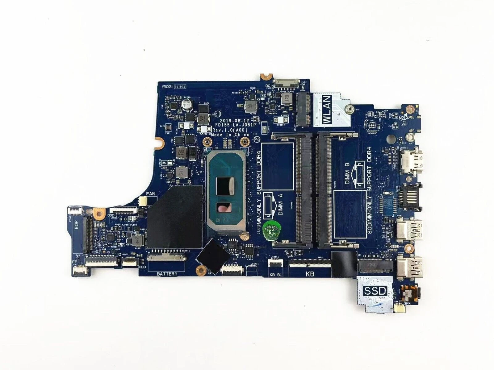 

FDI55 LA-J081P for DELL 5593 3493 Notebook Main Board